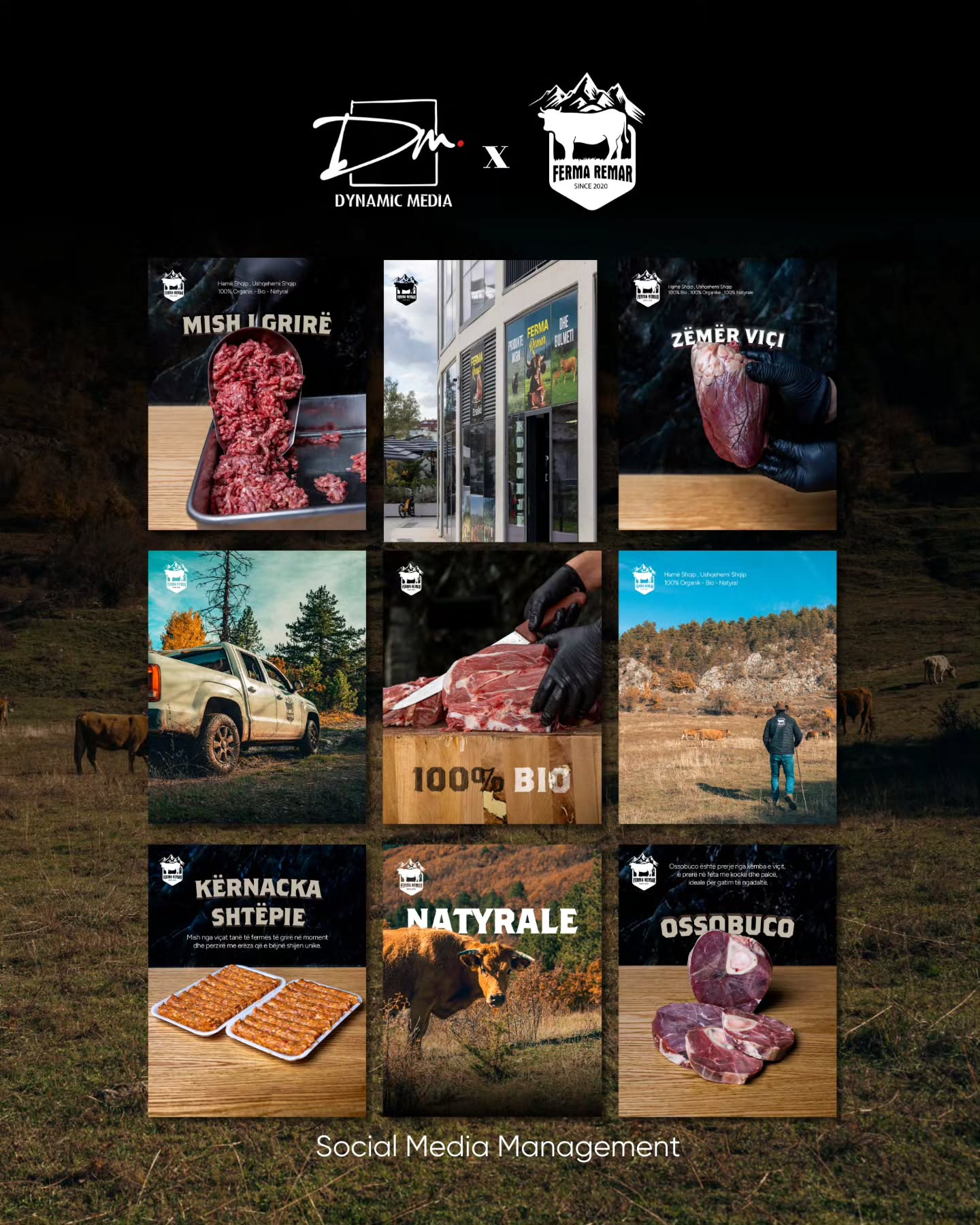 Foto marketingu e krijuar nga ekipi i Dynamic Media, pjesë e një fushate marketingu në Shqipëri